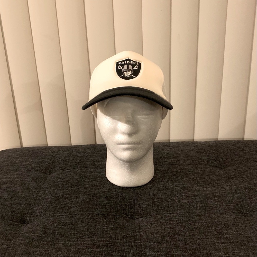 NFL Raiders Embroidered Trucker SnapBack Cap